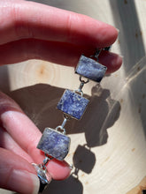 Load image into Gallery viewer, 58 carat rough cut natural Tanzanite bracelet