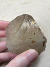 Load image into Gallery viewer, Natural Citrine Generator crystal covered in Record Keepers and Rainbows