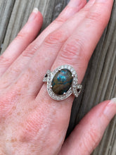 Load image into Gallery viewer, Stress relieving Chrysocolla rings