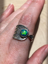 Load image into Gallery viewer, Lab created Fire Opal ring