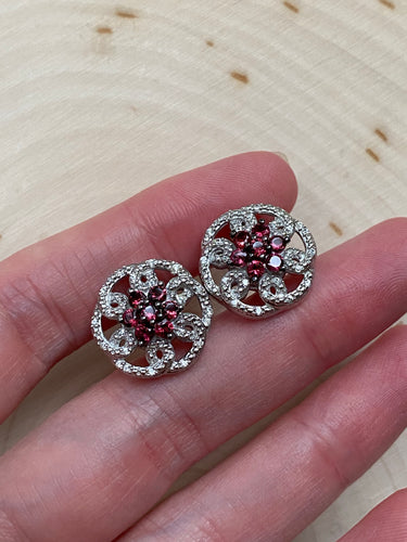 RARE Natural Noble Red Spinel earrings