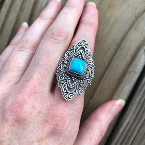 RARE Sleeping Beauty Turquoise ring