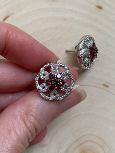 RARE Natural Noble Red Spinel earrings